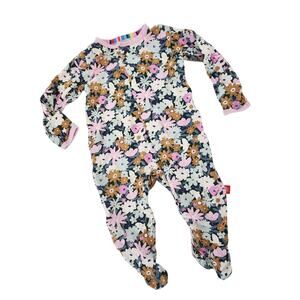 0-3M Magnetic Me floral one piece